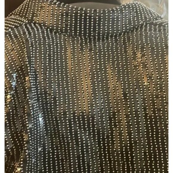 Magda Butrym Black Sequence Jacket NWT, US S, EU 34 - Picture 8 of 11